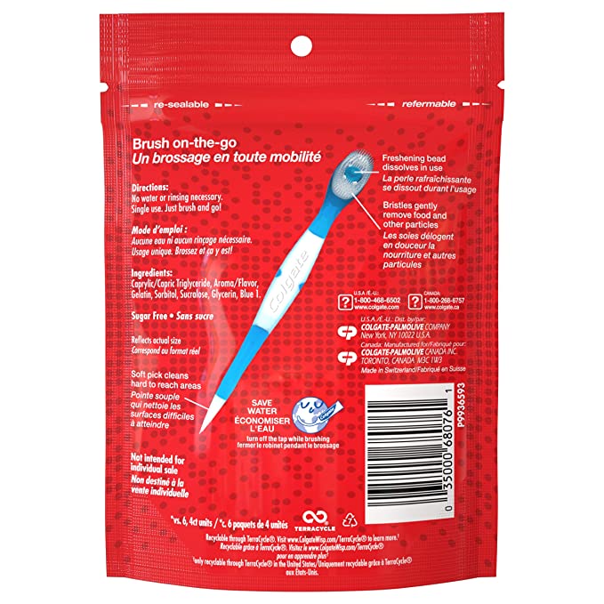 Colgate® Wisp Max Fresh Disposable Toothbrush (24ct) - 4 Pack