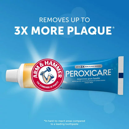 Arm & Hammer Peroxicare Toothpaste – Clean Mint (6oz) 2 Pack