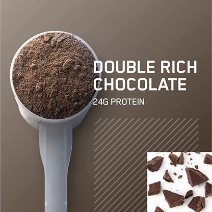 Optimum Nutrition Gold Standard 100% Whey Protein Powder (Double Rich Chocolate) - 5 Pound