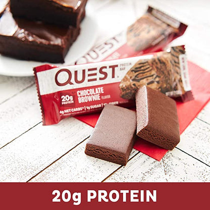 Quest Nutrition Chocolate Brownie Protein Bars (12 Count)