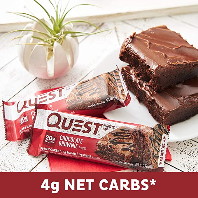 Quest Nutrition Chocolate Brownie Protein Bars (12 Count)
